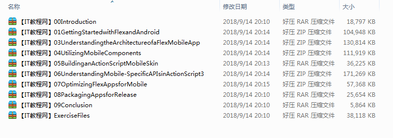 Flex构建Android和iOS应用程序视频教程