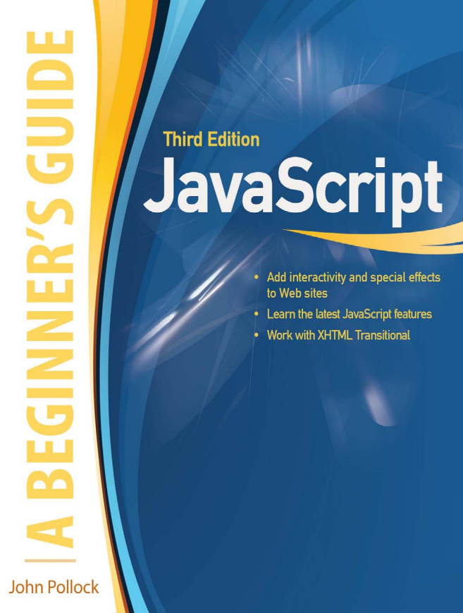 javascript 新手指南 第三版pdf_前端开发教程