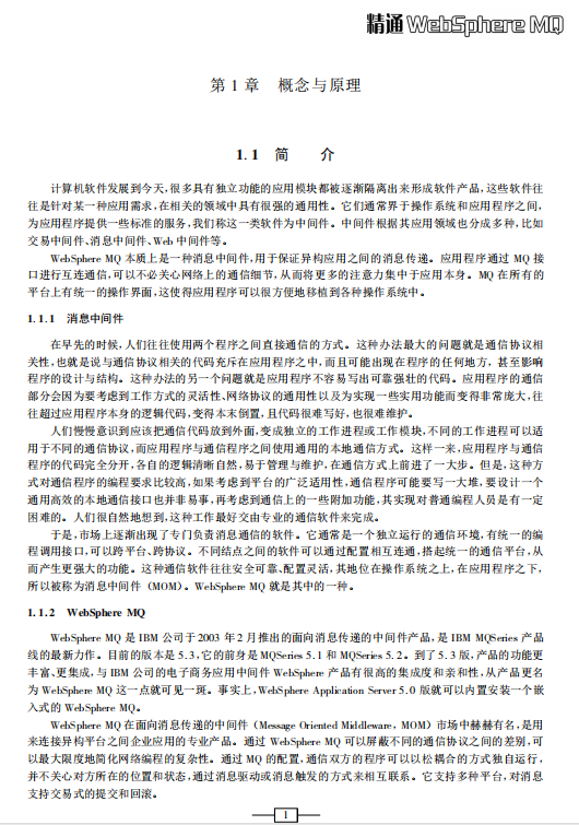 精通 WebSphere MQ 中文PDF_前端开发教程