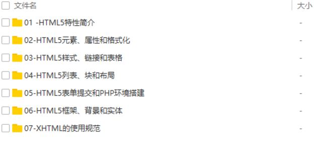 HTML入门课程_前端开发教程